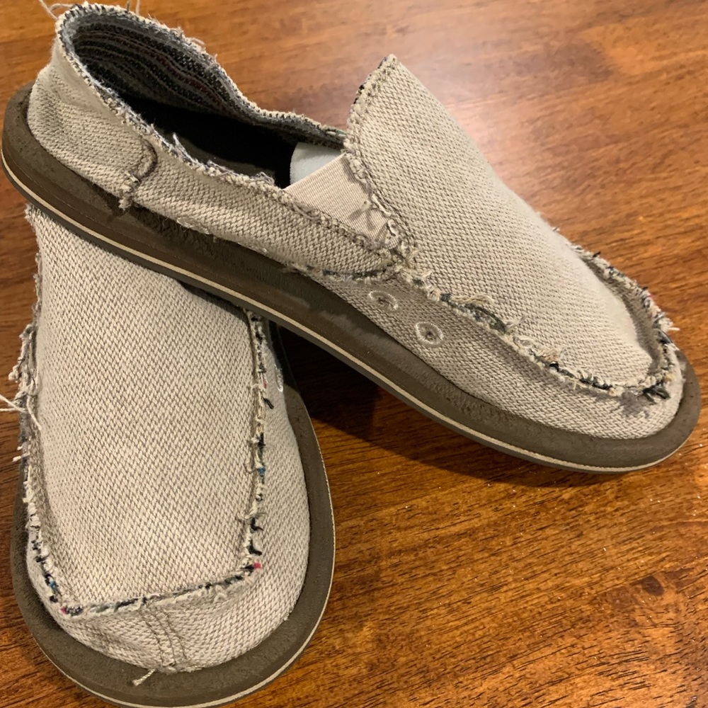 Sanuk Men’s Hemp Loafers Size 8